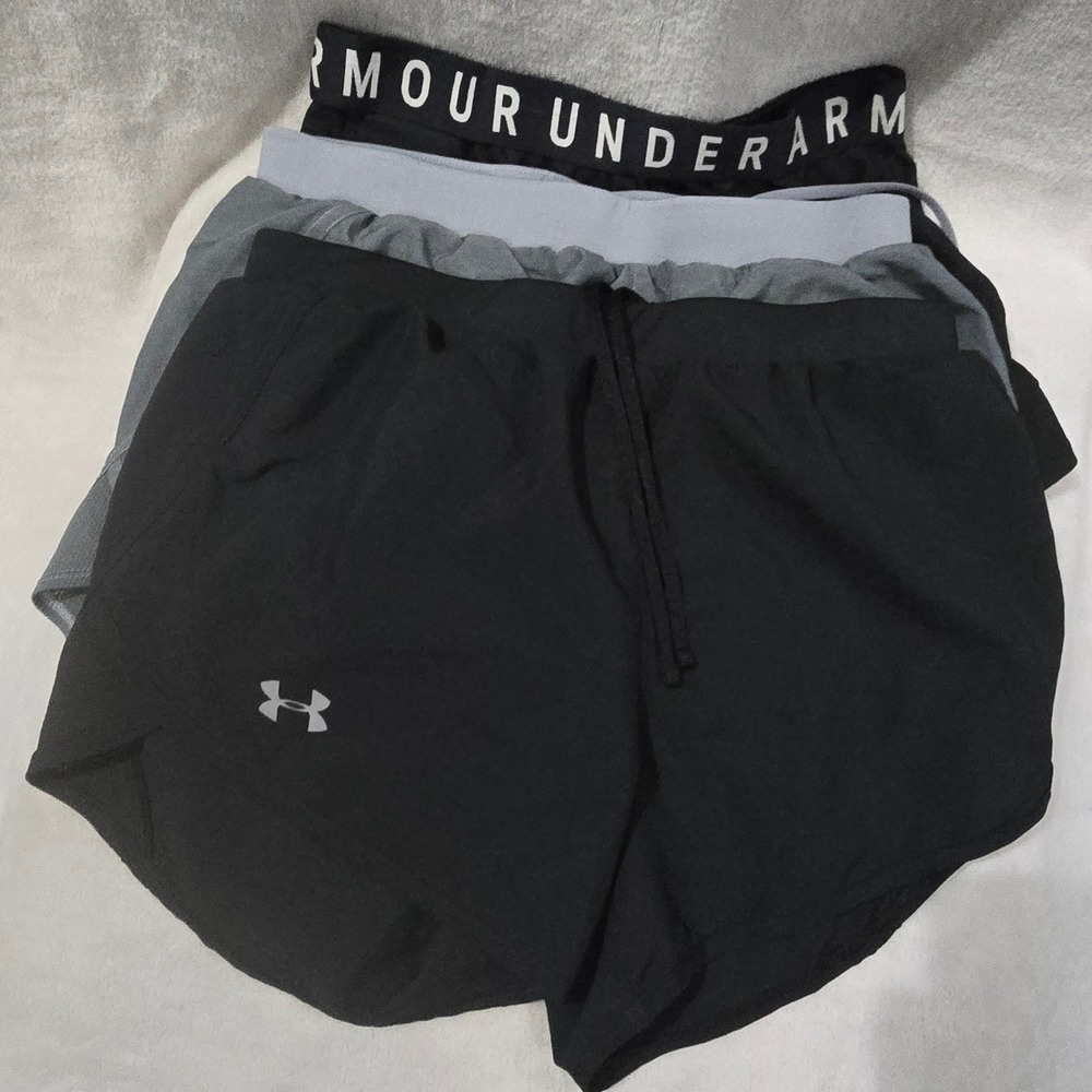 Under Armour Womens Running Gym‎ Shorts Size Small Lot Of 3